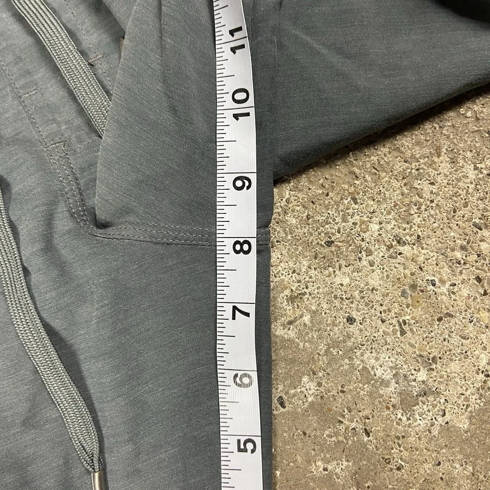 Prana Baja Shorts Men's Size Medium Gray Hemp Drawstring Athletic Outdoor Wear